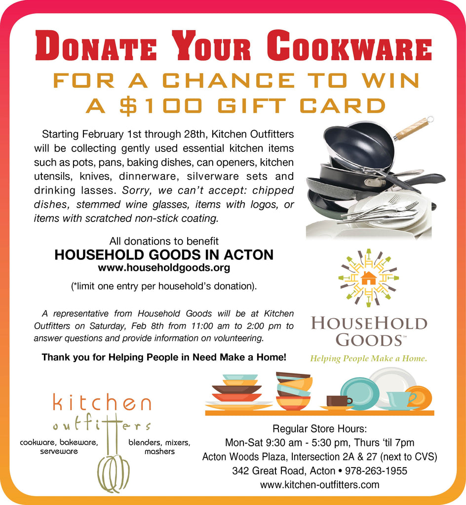 Donation drive to benefit Household Goods in Acton