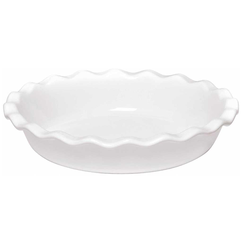 Emile Henry Pie Dish 9 inch Sugar White