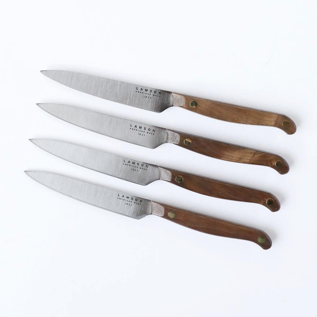 Williams Sonoma Wüsthof Steak Knives with Plum Wood Handles