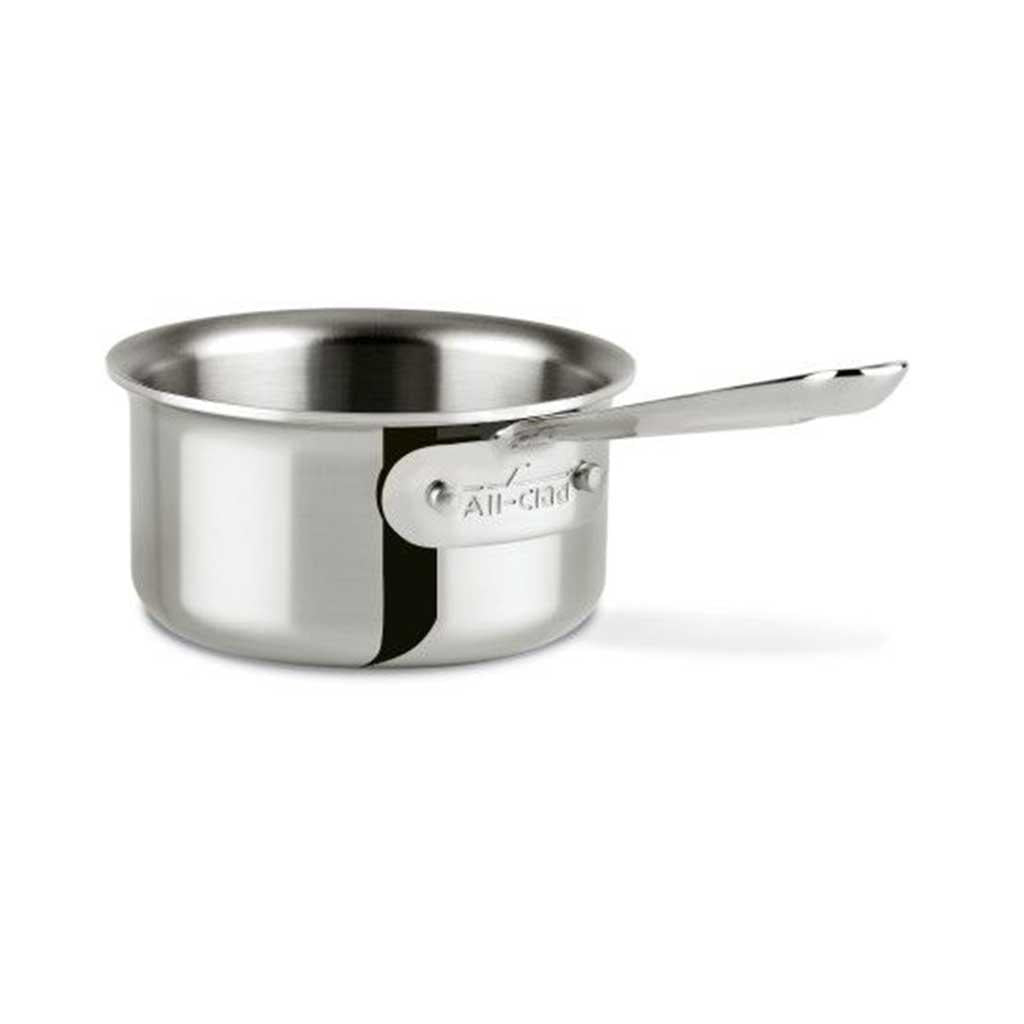  All-Clad Stainless Steel Saucepan Cookware, 3-Quart, Silver:  Home & Kitchen