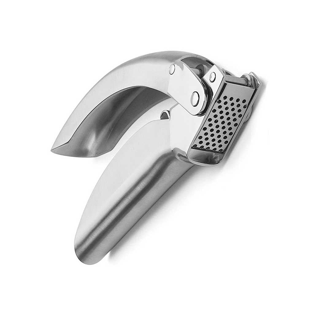 Kuhn Rikon Epicurean Garlic Press Easy Clean Stainless Steel Swiss NEW with  tags