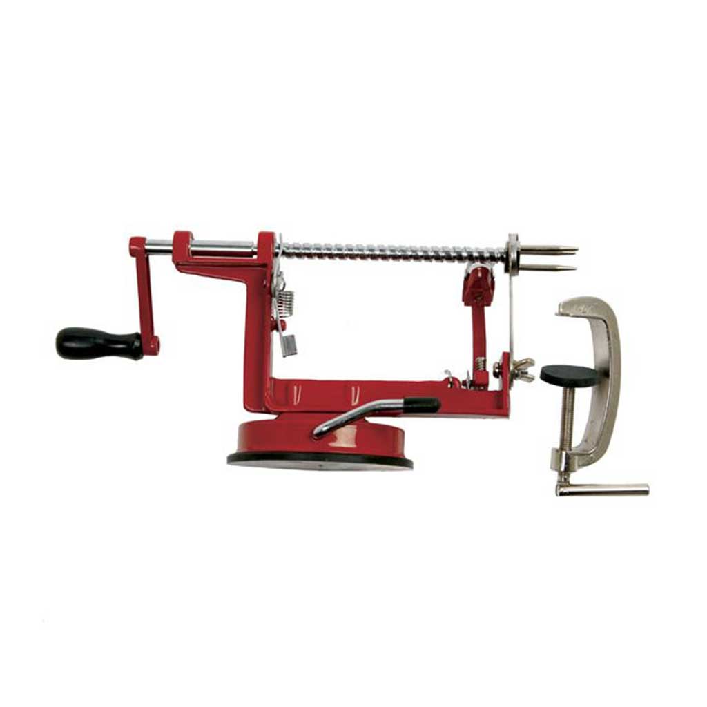 Apple Master with Vacuum Base and Table Clamp Red